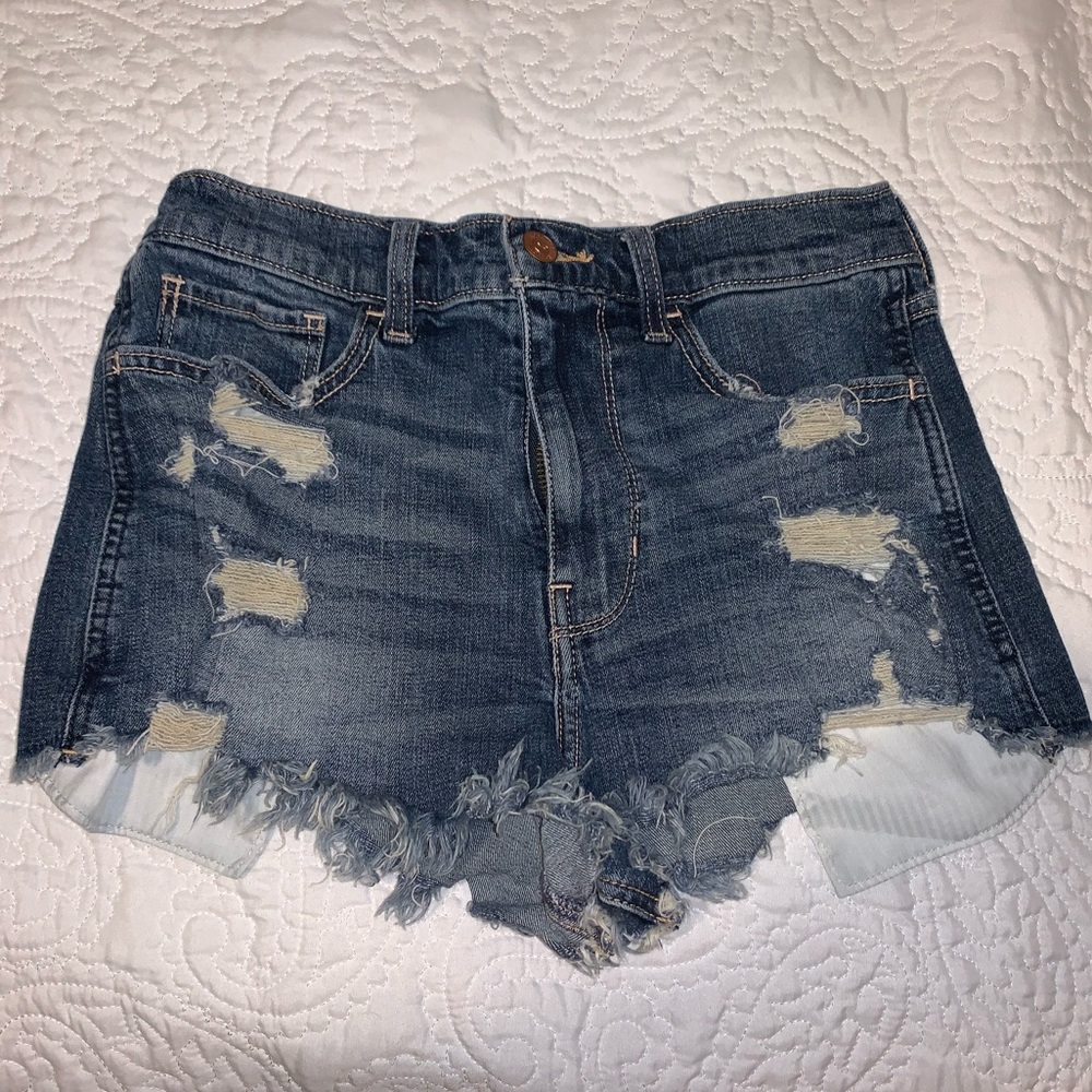 Denim Dark Wash Shorts